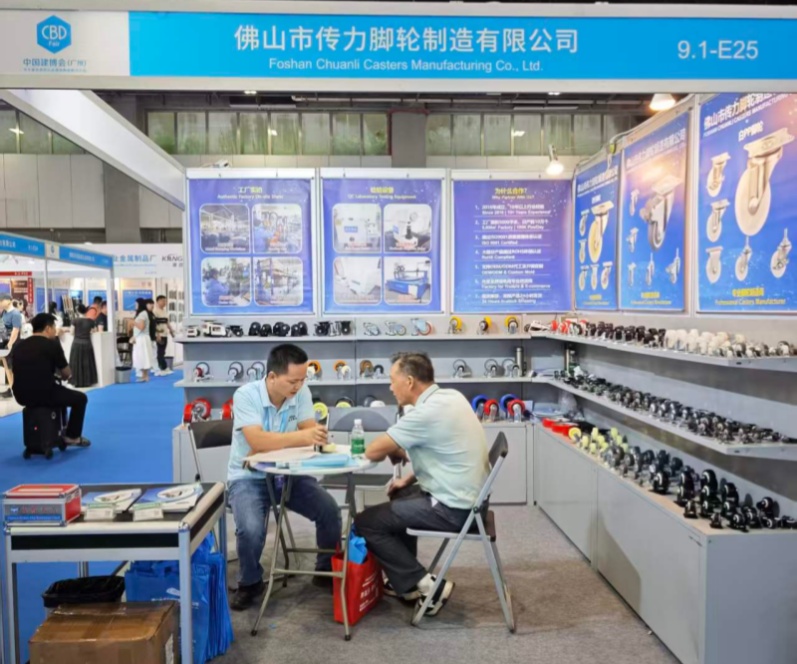 Resumen de la exposición | CMCL® exhibe ruedas de nailon de acero inoxidable 304 en la feria CBD de Guangzhou 2026 y obtiene el reconocimiento de compradores globales