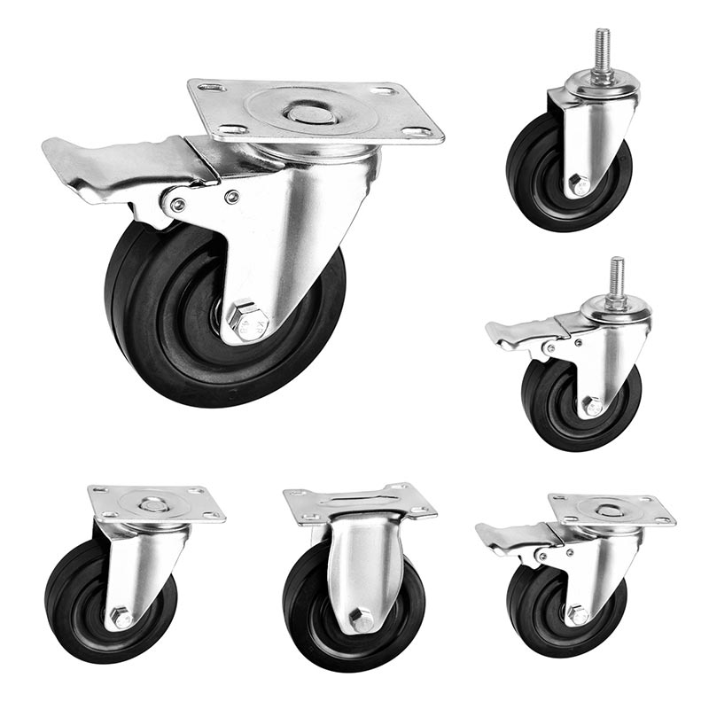 Ruedas giratorias antiestáticas de 4 pulgadas