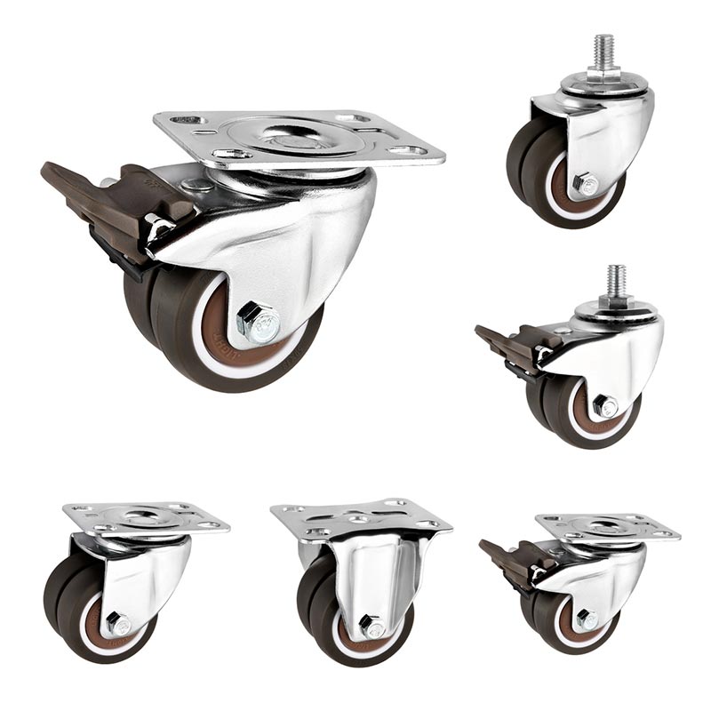 Ruedas giratorias móviles para muebles