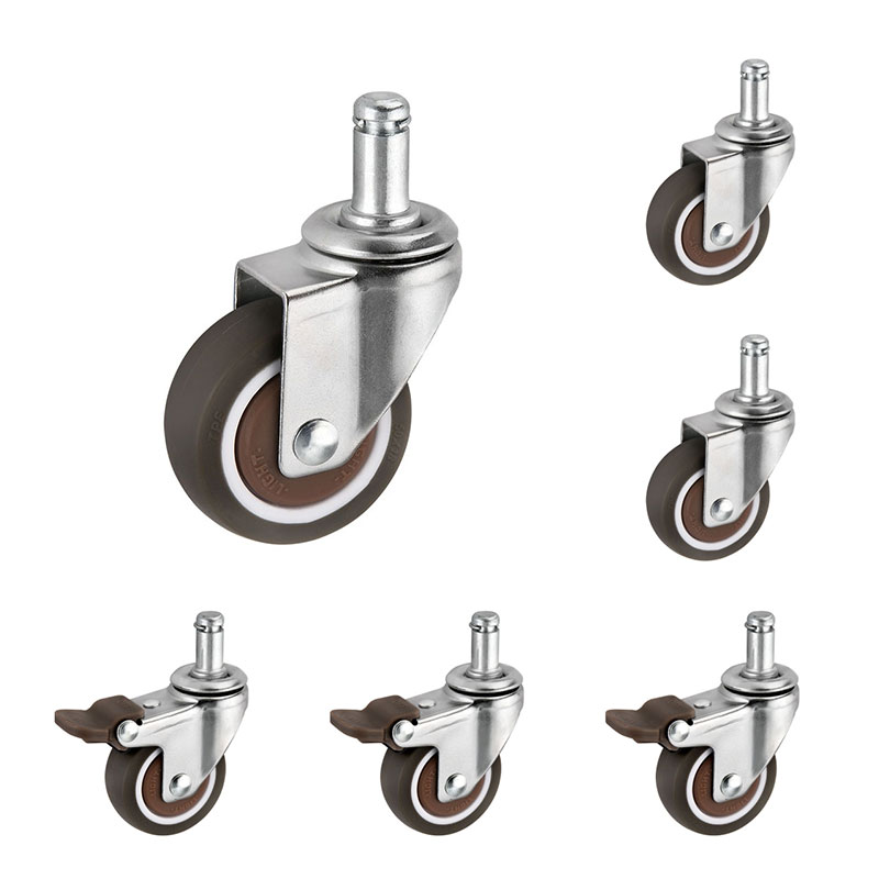 Ruedas para muebles con anillo de agarre Ruedas TPR