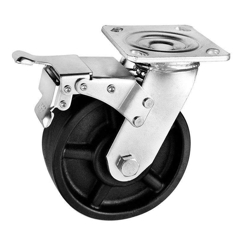 Heavy Duty Casters High Temperature Black